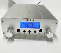Stereo PLL FM radio transmitter 76 -- 113MHz with microphone input RCA input