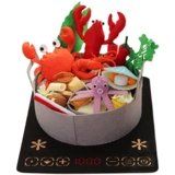 Флисовый набор материалов для мальчиков и девочек для детского сада, DIY, детское творчество