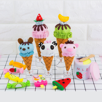 Non-woven childrens handmade fabric diy material bag simulation fruit and vegetable food ice cream kindergarten homework