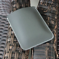 Серая рукопись мягкая антибактериальная кожа 1.4