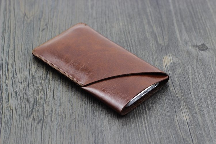 Sony Black Brick Walkman SONY NW-ZX300A MP3 Case Leather Case Túi lưu trữ Handmade Thin - Máy nghe nhạc mp3 
