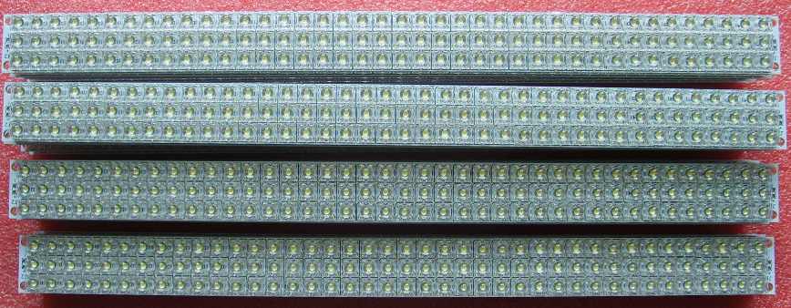 12V800mA LED light board, super bright F5 piranha lamp beads, FR4 double-sided copper clad, high-quality heat dissipation