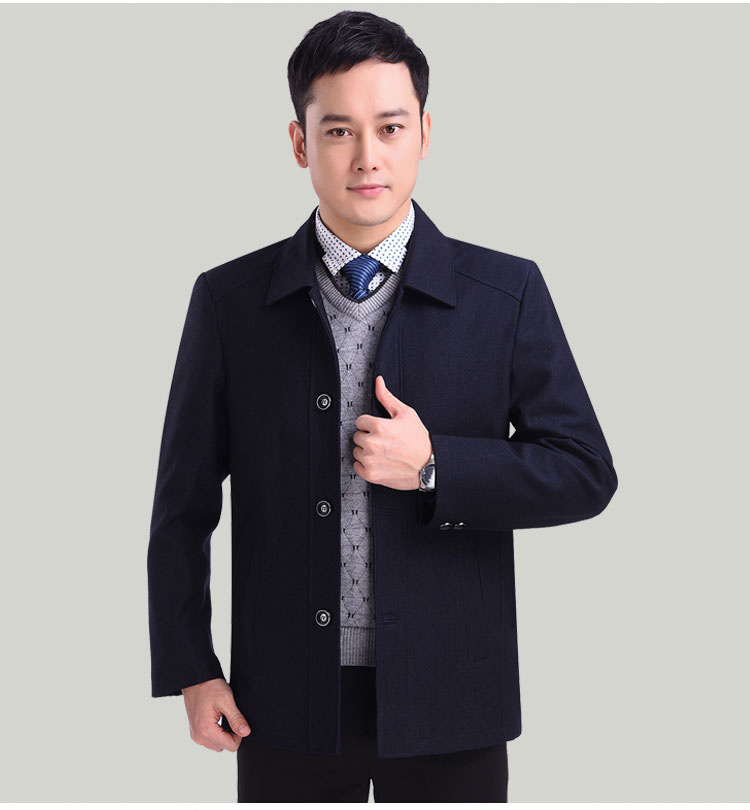 Áo khoác nam trung niên 2018 nam xuân mới và thu đông 40-50 tuổi áo khoác nam trung niên vest nam đẹp