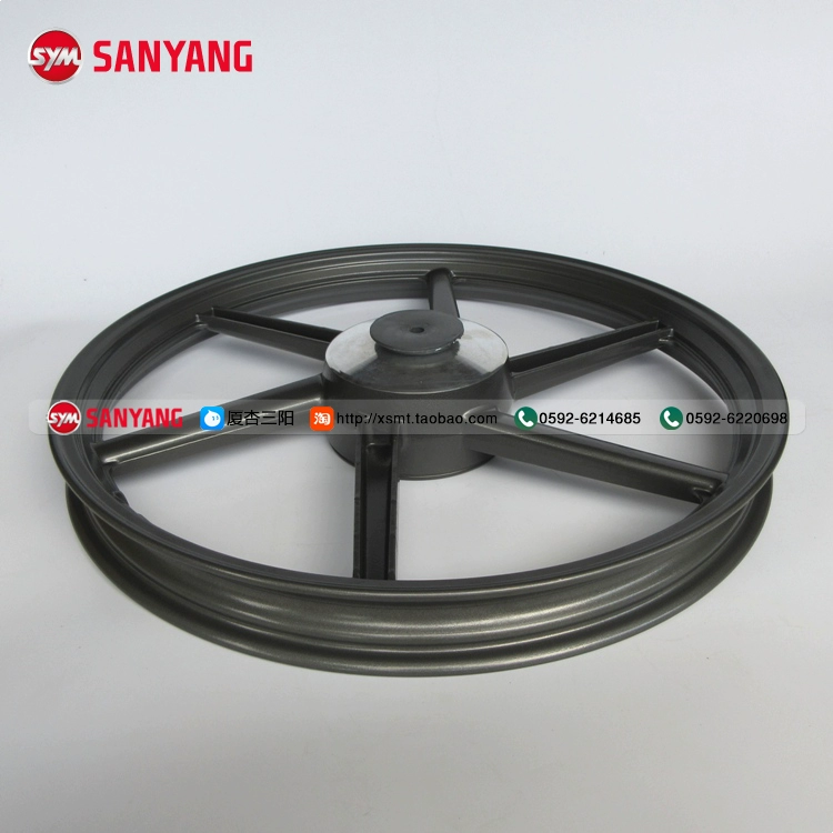 SYM Xia Xing Sanyang Đầu máy XS110-A-D Sức quyến rũ tốt Xe dầm cong Bánh trước trung tâm Vòng thép Trống - Vành xe máy vành xe