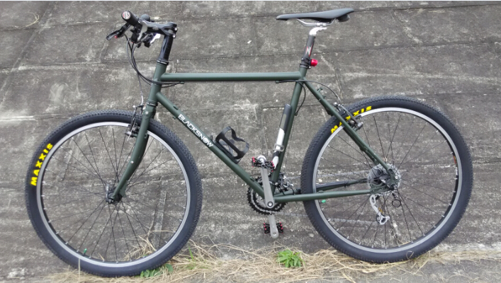 Black snow frame BlackSnow chrome molybdenum steel long-distance travel 26 inch v brake disc brake reference surly LHT