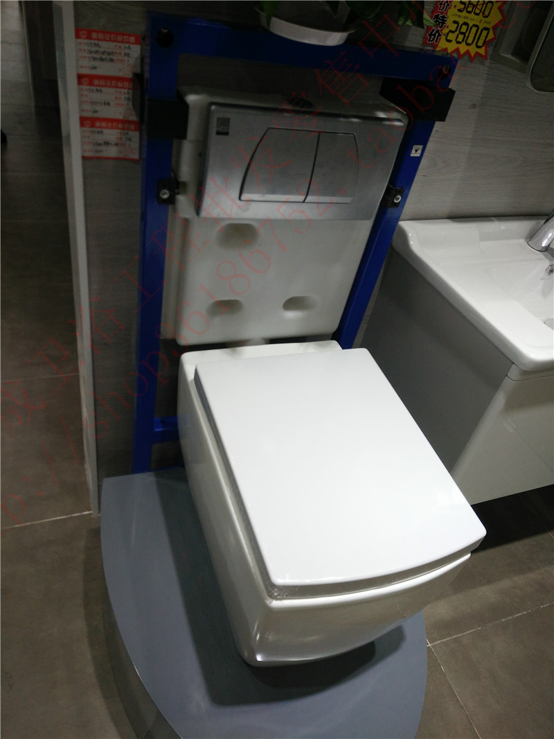 HCG Wall Wall Plate Mount Toilet C5840P Hidden Water Tank Double Direct Reduction Water Relief Toilet