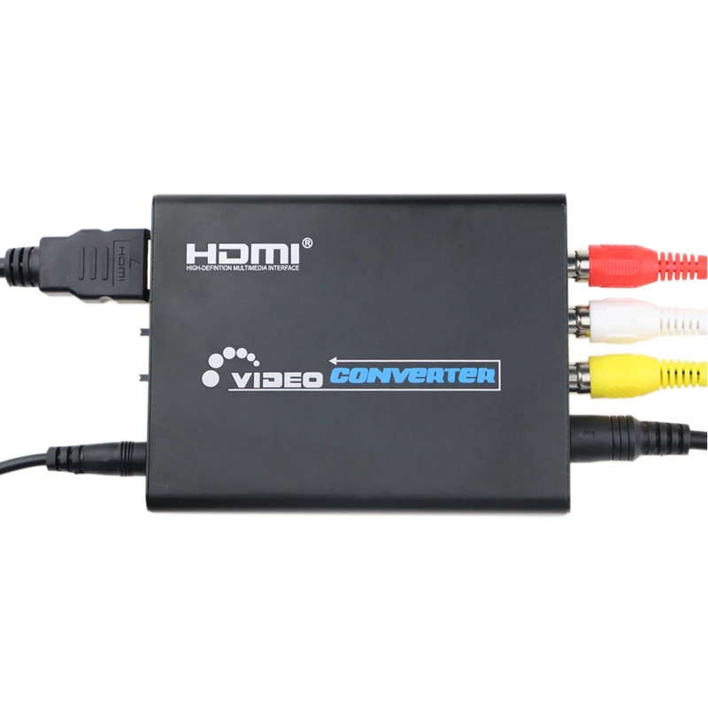 HDMI to Av S-Video Cvbs Converter Switcher Hd 3Rca for Tv Pc HDMI to Av S-Video Cvbs Converter Switcher Hd 3Rca for Tv Pc