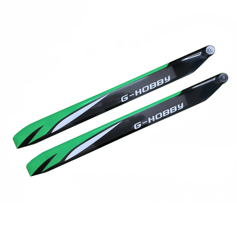 2025 Model 690mm Carbon Fiber Propeller Yato 700 Sab700 X7 Fluorescent Green Carbon Fiber Large Propeller Carbon Fiber Main Rotor
