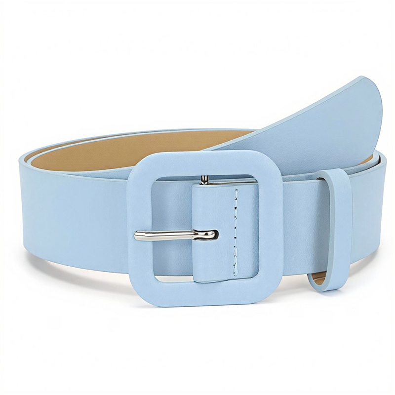 Purple and Pink Belt for Women, Wide Decorative Belt for Dresses and Coats, Square Buckle, Versatile with Jeans, Leather Belt in Rose Red, Green, Yellow, and Blue Purple and Pink Belt for Women, Wide Decorative Belt for Dresses and Coats, Square Buckle, Versatile with Jeans, Leather Belt in Rose Red, Green, Yellow, and Blue