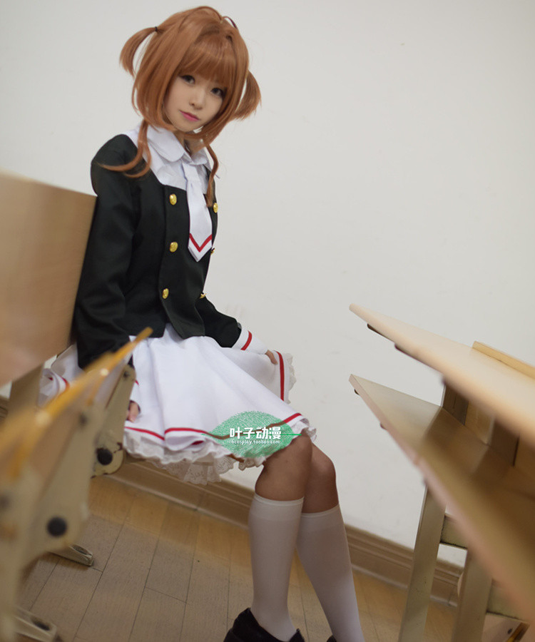 Ưu đãi đặc biệt thẻ cô gái sakura COS gỗ Sakura Sakura người bạn chi nhánh quần áo cosplay trang phục phục vụ hàng ngày của phụ nữ phụ kiện cosplay