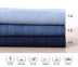 Cotton denim vải dày vừa giặt denim màu xanh đậm áo khoác denim quần áo denim vải tự làm vải vải linen may quần Vải vải tự làm