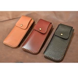 Ремень, кожаные оригинальные ретро очки ручной работы подходит для мужчин и женщин, из натуральной кожи