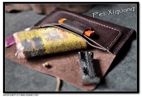 Ручная кожаная кожаная дым шелковая корова ручной работы ручной работы ручной работы с лапшой прямой продажи Специальная марка Складывание складки склад