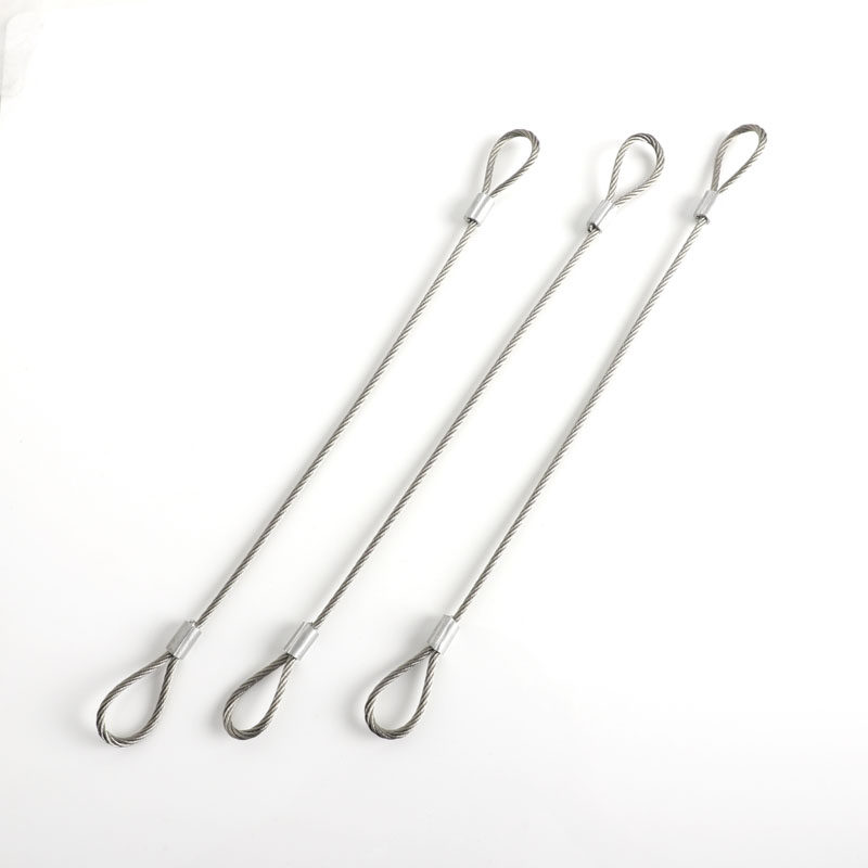 Customised Stainless Steel Safety Rope Wire Rope Sound Box WIRE ROPE TWO ENDS RING LAMP WIRE ROPE OUTDOOR ANTI-FALL SAFETY LAMP ROPE-Taobao