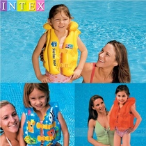  INTEX child inflatable life jacket swimsuit swimming vest kid buoyancy coat swimming ring