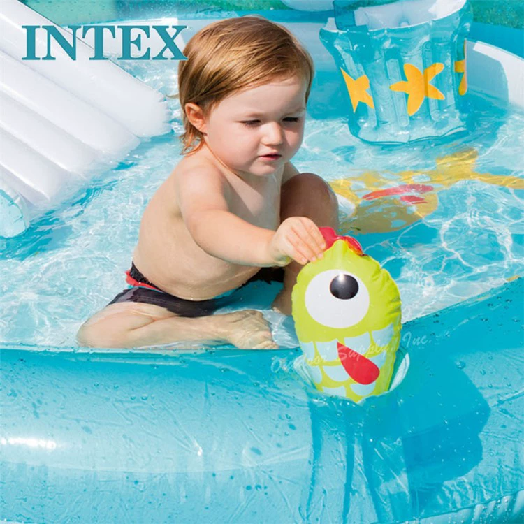 Chính hãng INTEX Trẻ Em Fountain Pool Trẻ Sơ Sinh Đồ Chơi Hồ Bơi Inflatable Bóng Đại Dương Hồ Bơi Hồ Bơi Gia Đình