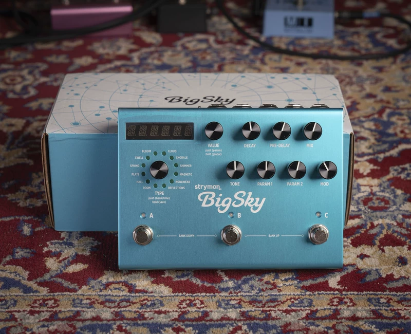 Hiệu ứng độc tấu của Strymon BigSky Reverb [Nhạc cụ Dolly] Được cấp phép đích thực - Phụ kiện nhạc cụ