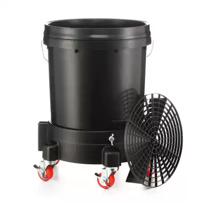 AUTOFOX Pulley type car washing bucket washing bucket washing machine two buckets washing truck bucket sand net