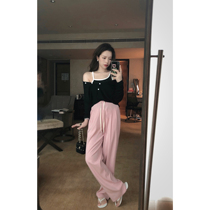 TMH STUDIO ken bean girl harnesses vest inner hitch summer cardigan irregular design feel sleeveless blouse