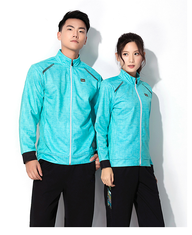 Áo khoác thể thao mùa thu và mùa đông đích thực nam và nữ dài tay quần áo bóng chuyền quần áo phù hợp với đào tạo phù hợp với trò chơi ra khỏi đồng phục đội 	mua quần áo bóng chuyền	
