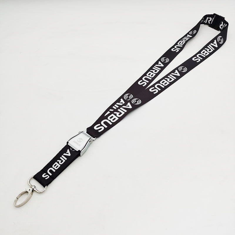 Black Airbus Classic Design Aviation Creative Personality Trendy Airplane Safety Buckle Phone Lanyard with Brand Gift Black Airbus Classic Design Aviation Creative Personality Trendy Airplane Safety Buckle Phone Lanyard with Brand Gift