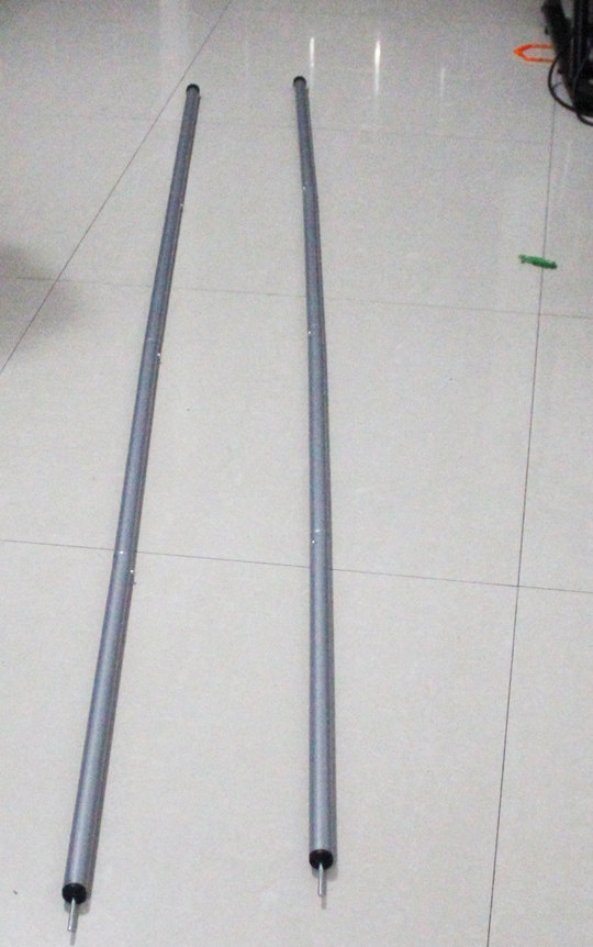 2.4 meters outdoor canopy pole tent door Pole Arbor pole tent pole enlarged bold wind-resistant good pair