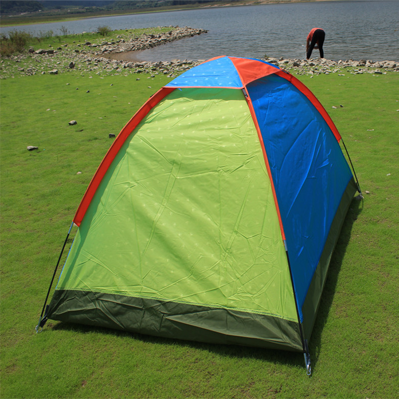 Outdoor camping tent children's park tent double camping rain-proof sun-proof camping tent