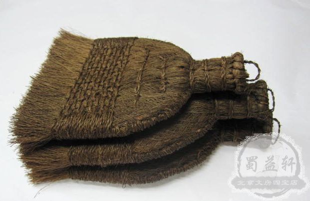 Direct selling - mounting material - hand pulp paste framed authentic tree - crypto brown brush - 12cm x 19cm - knots