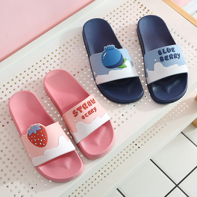 Sandals and slippers women wear ins tide thick bottom bath bathroom slippers men's summer non-slip indoor home use cute shoes