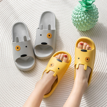 Sanders and slippers women Summer indoor home cute cartoon couple hotel bathroom non-slip Japanese home mens sandals