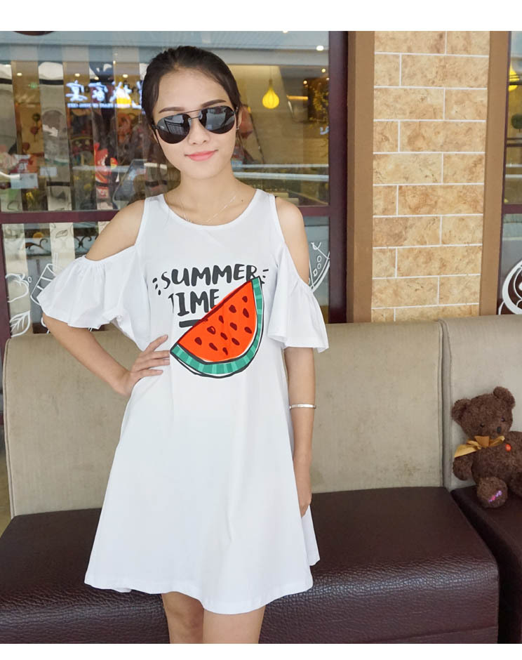 Cha mẹ và con gia đình mùa hè ba gia đình mẹ và con cộng với phân bón XL sơ sinh t-shirt mẹ váy bé là mỏng