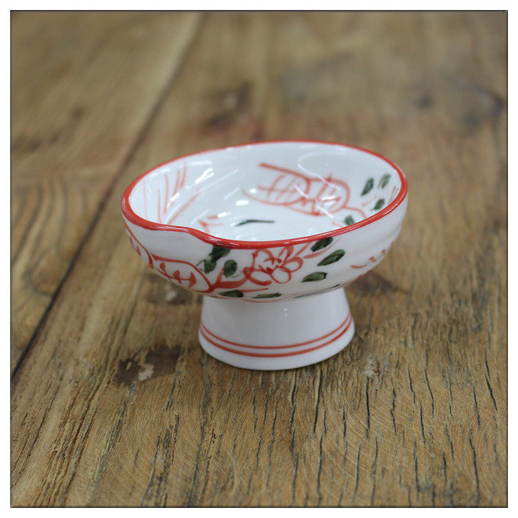 Japanese restaurant tableware side dish bowl tall hand-painted container wasabi octopus plate Japanese izakaya appetizer bowl