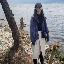 still walking skirt spring 2020 nian spring niche irregular open