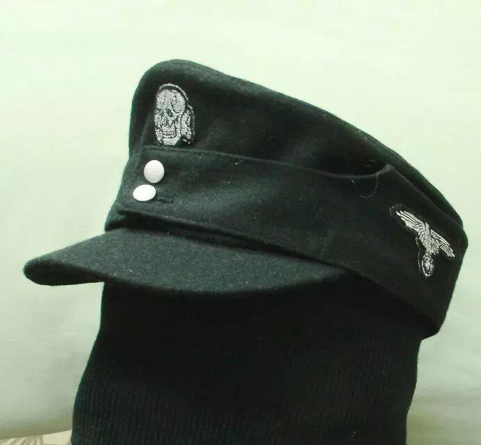 Mountain cap black wool cloth