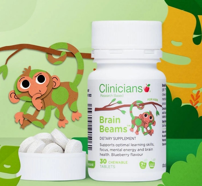New Zealand Kelichun children's baby supplements brain nutrition to improve concentration memory chewing tablets brain power