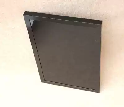 Black brushed book cabinet door TV cabinet door wine cabinet glass door tea cabinet door aluminum frame door customized