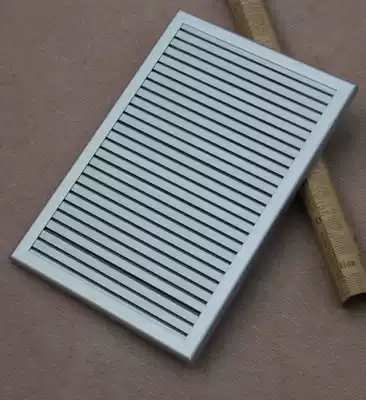 Fine overall cabinet door shoe cabinet door aluminum alloy breathable shutter door and accessories shutter door material customized