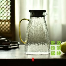 Banyi cold kettle glass bubble teapot household heat-resistant high temperature cold white water cup tie pot explosion-proof large-capacity water bottle