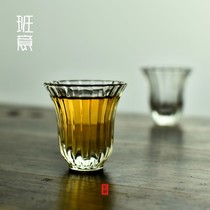 Banyi hand-made Japanese hammer glass glass glass transparent heat-resistant teacup personal small tea cup cabbage