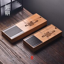 Bamboo Taiwan dry bubble plate holding water Tea Sea kung fu tea tray tea ceremony zero with water storage tea plate bamboo