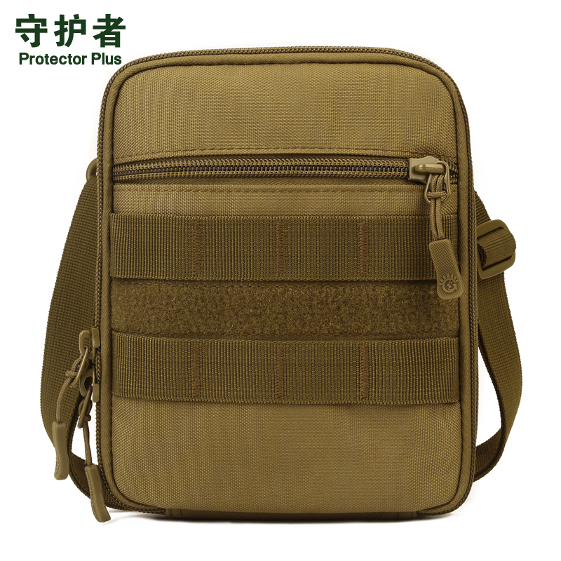 Outdoor Sports Small Bag Skew Satchel Tactical Subpack Wearing Leather Strap Pocket Inch 6 Inch Mobile Phone Bag EDC Tool Finishing Package