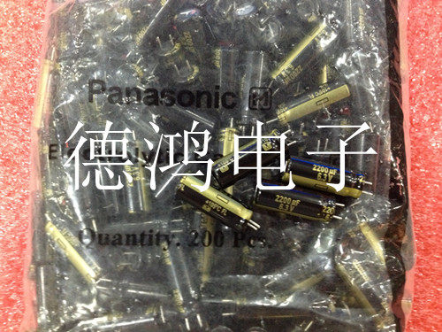 Original loaded Panasonic 6 3V2200UF 8 * 20 FL Motherboard capacitive high frequency substitutable 6 3V 1800UF