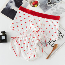 Couple underwear couple passion suit cotton stall male flat corner cute girl triangle sexy temptation mood