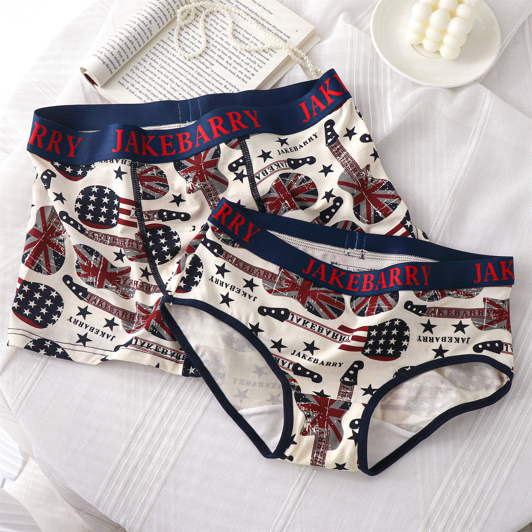 Set of national fashion high quality lovers briefs pure cotton Modale cotton soft and comfortable men's flat corner