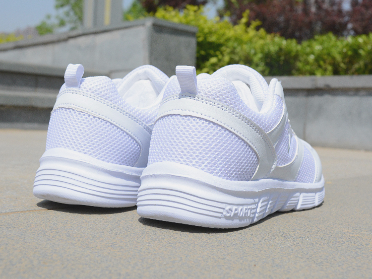 Mùa xuân và mùa thu trắng thoáng khí giày thể thao nữ giày chạy bộ giày sinh viên giày sneaker
