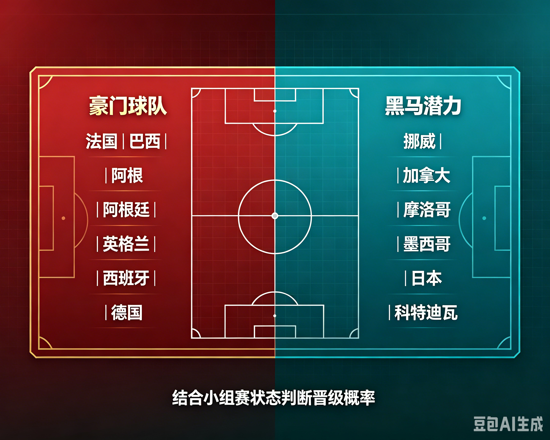 世界杯32强全部出炉 哪些是豪门哪些是黑马? 分清球队强弱
