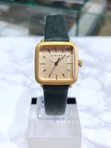 Direct mail multi-color Korea]CARVEN Che Jingyuan Square leather belt watch Womens watch small