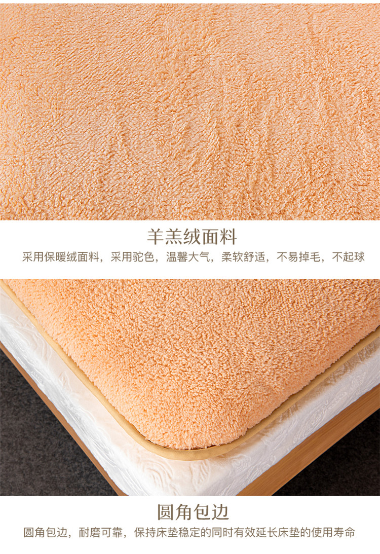 Nệm nhung Bắc cực / trường trung học ký túc xá giường tầng dày 0,9 m giường đơn 90cm / 1m nệm mút