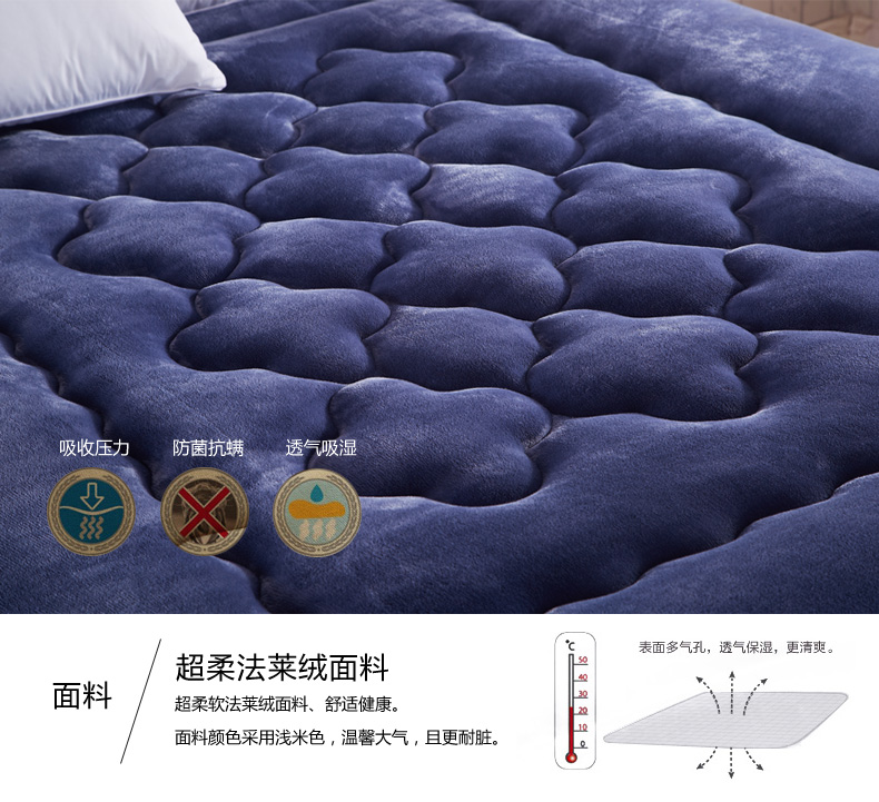 Beiji Rồng sinh viên trên tatami nệm ký túc xá giường mềm nệm 0.9m / 1.9 / 2 Mi giường - Nệm nệm 1m8