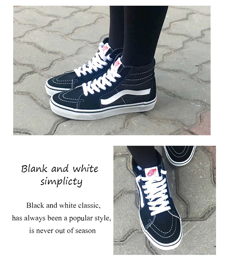 Komatsu Han Dynasty VANS Sk8 Giày vải Hi Vans VN-0D51B8C Thành phố di chuyển mát mẻ giúp xác thực giày thể thao nike chính hãng